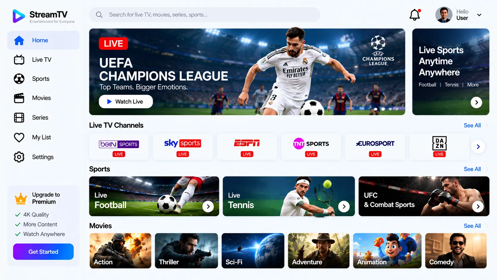 Nahaufnahme eines AMLogic-Chips auf der Platine einer IPTV-Android-Box mit Kühlkörper und RAM-Chips